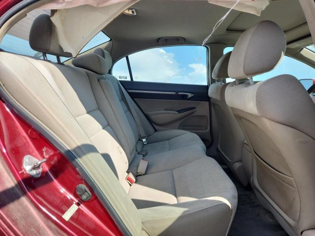 2HGFA16819H528294 - 2009 HONDA CIVIC EX BURGUNDY photo 10