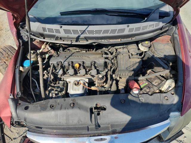 2HGFA16819H528294 - 2009 HONDA CIVIC EX BURGUNDY photo 11