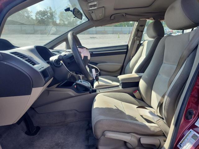 2HGFA16819H528294 - 2009 HONDA CIVIC EX BURGUNDY photo 7