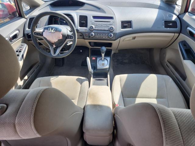 2HGFA16819H528294 - 2009 HONDA CIVIC EX BURGUNDY photo 8