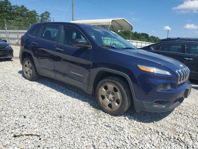 1C4PJLAB1EW157862 - 2014 JEEP CHEROKEE SPORT BLUE photo 4