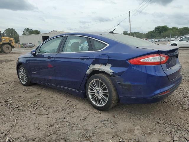 3FA6P0LU6DR224552 - 2013 FORD FUSION SE HYBRID BLUE photo 2