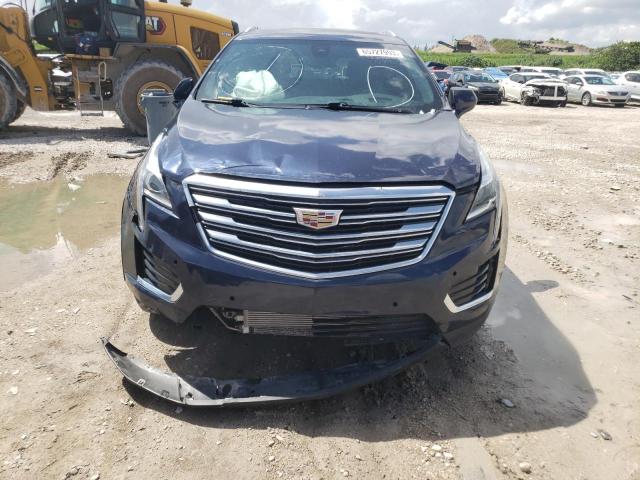 1GYKNGRSXJZ220051 - 2018 CADILLAC XT5 PLATINUM BLUE photo 5