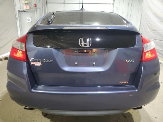 5J6TF2H54CL006422 - 2012 HONDA CROSSTOUR EXL ლურჯი ფოტო 6