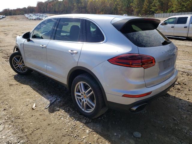 WP1AA2A2XJKA06891 - 2018 PORSCHE CAYENNE SILVER photo 3