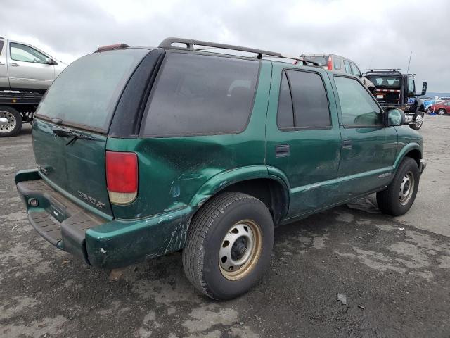 1GNDT13W1YK268836 - 2000 CHEVROLET BLAZER GREEN photo 3