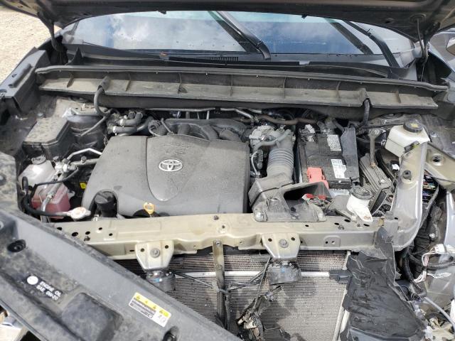 5TDGZRAH9NS094607 - 2022 TOYOTA HIGHLANDER XLE CHARCOAL photo 12