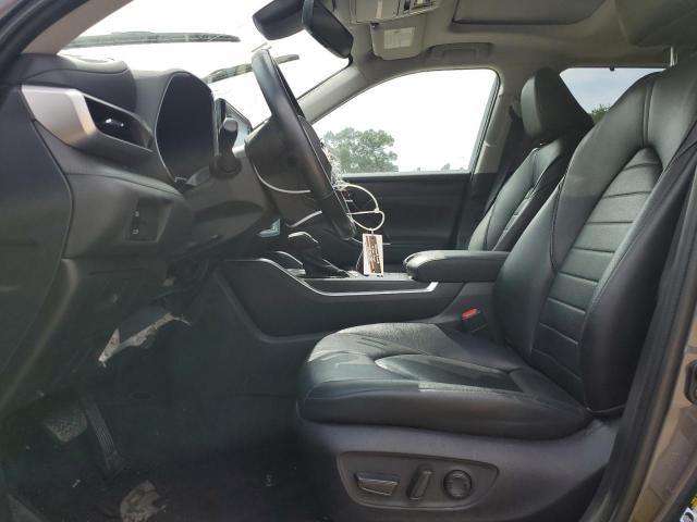 5TDGZRAH9NS094607 - 2022 TOYOTA HIGHLANDER XLE CHARCOAL photo 7