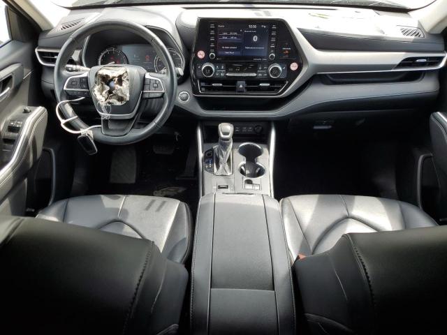 5TDGZRAH9NS094607 - 2022 TOYOTA HIGHLANDER XLE CHARCOAL photo 8