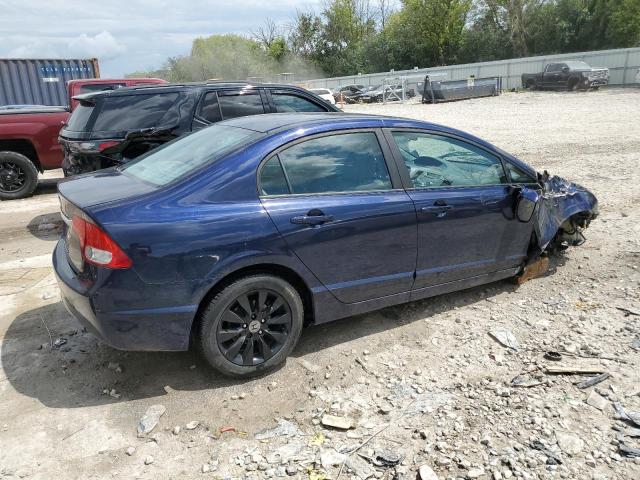 19XFA1F81AE071002 - 2010 HONDA CIVIC EX BLUE photo 3