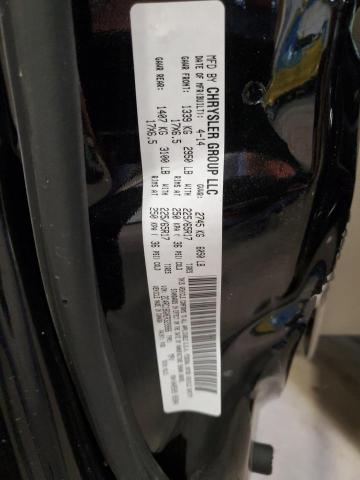 2C4RC1BG0ER329986 - 2014 CHRYSLER TOWN & COU TOURING BLACK photo 12