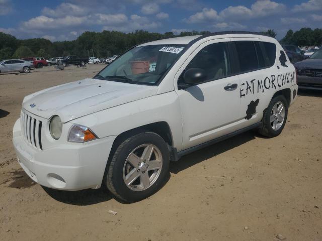 1J8FT47W67D223223 - 2007 JEEP COMPASS WHITE photo 1