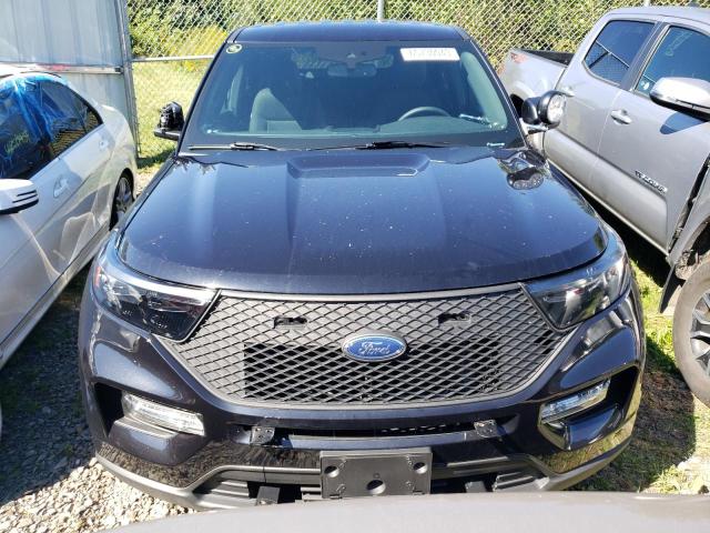 1FM5K8AB3MGA19052 - 2021 FORD EXPLORER POLICE INTERCEPTOR TWO TONE photo 5