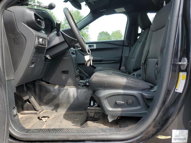 1FM5K8AB3MGA19052 - 2021 FORD EXPLORER POLICE INTERCEPTOR TWO TONE photo 7
