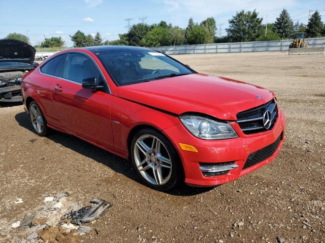 WDDGJ4HB1EG179520 - 2014 MERCEDES-BENZ C 250 RED photo 4