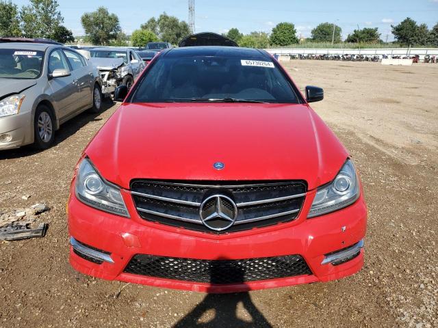 WDDGJ4HB1EG179520 - 2014 MERCEDES-BENZ C 250 RED photo 5