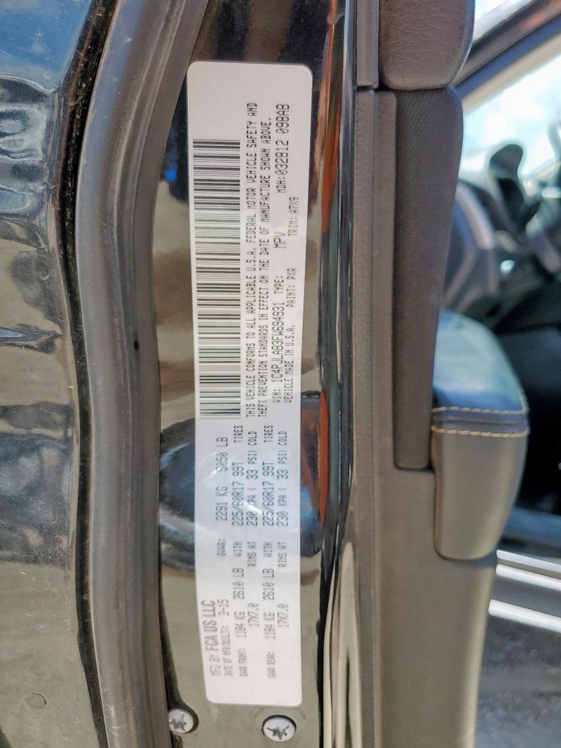 1C4PJLAB3FW694931 - 2015 JEEP CHEROKEE SPORT შავი ფოტო 13