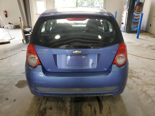 KL1TD66E19B390817 - 2009 CHEVROLET AVEO LS BLUE photo 6