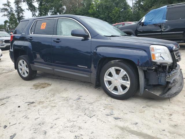 2GKALMEK8H6319764 - 2017 GMC TERRAIN SLE BLUE photo 4