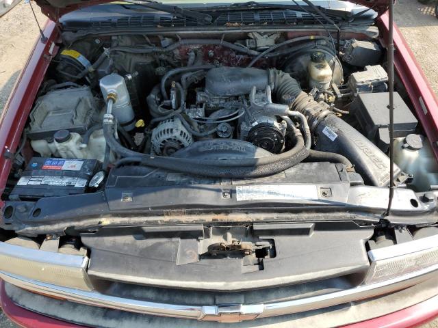 1GCCS19W51K133315 - 2001 CHEVROLET S TRUCK S10 RED photo 11