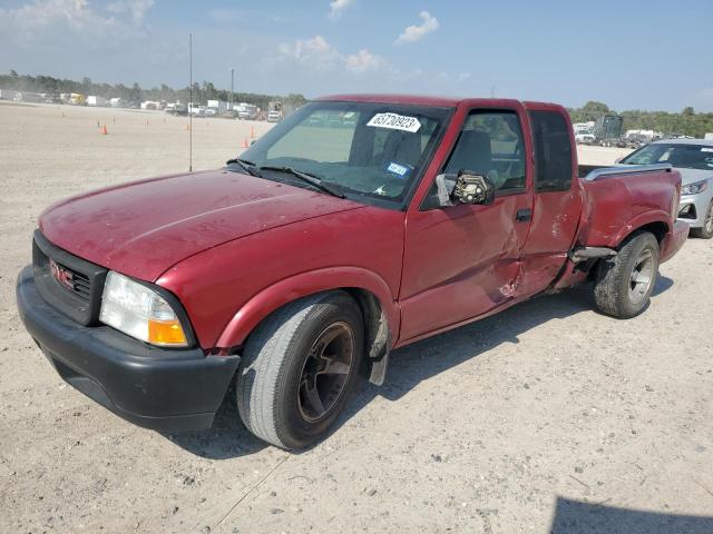 1GTCS19W028117814 - 2002 GMC SONOMA RED photo 1