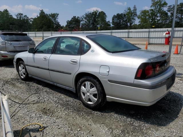 2G1WF52E949236049 - 2004 CHEVROLET IMPALA SILVER photo 2