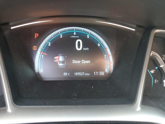 2HGFC1F75GH655323 - 2016 HONDA CIVIC EXL SILVER photo 9