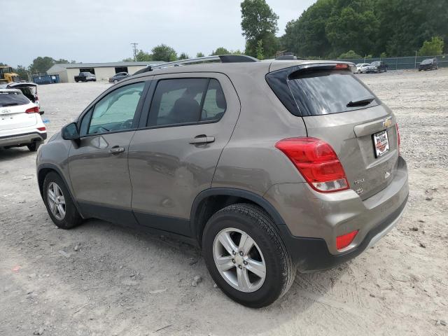 KL7CJLSM9MB372861 - 2021 CHEVROLET TRAX 1LT GRAY photo 2