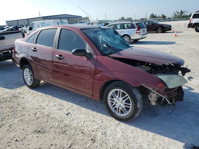 1FAFP34N57W238811 - 2007 FORD FOCUS ZX4 MAROON photo 4