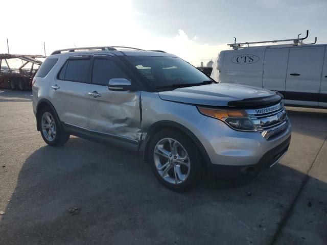 1FM5K7F95DGB75643 - 2013 FORD EXPLORER LIMITED SILVER photo 4