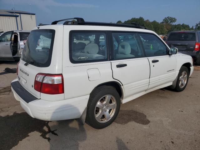 JF1SF65622H741171 - 2002 SUBARU FORESTER S WHITE photo 3