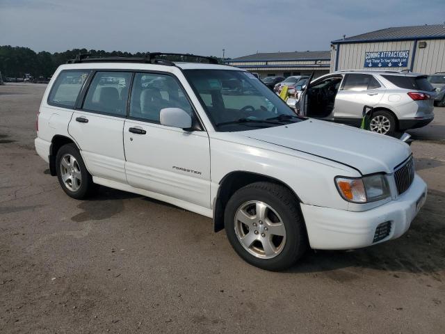 JF1SF65622H741171 - 2002 SUBARU FORESTER S WHITE photo 4