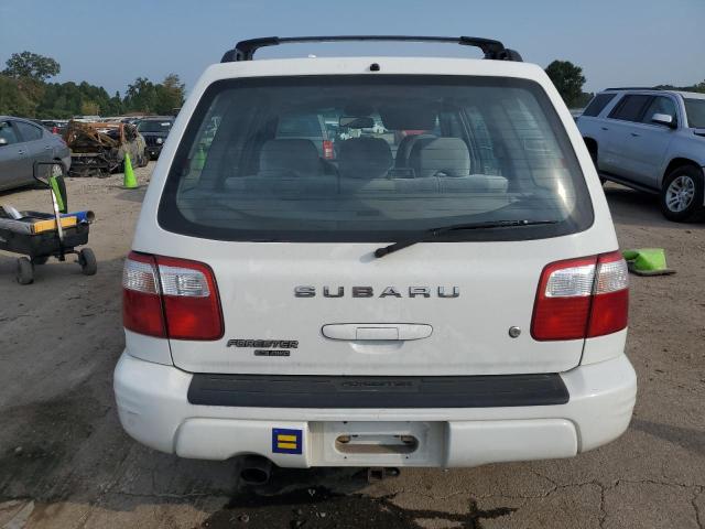 JF1SF65622H741171 - 2002 SUBARU FORESTER S WHITE photo 6