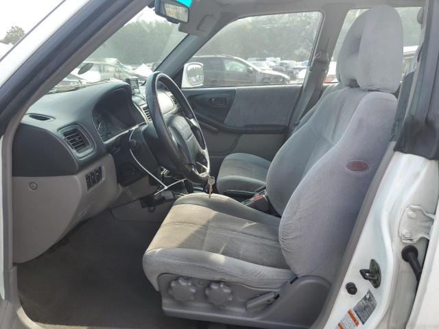 JF1SF65622H741171 - 2002 SUBARU FORESTER S WHITE photo 7