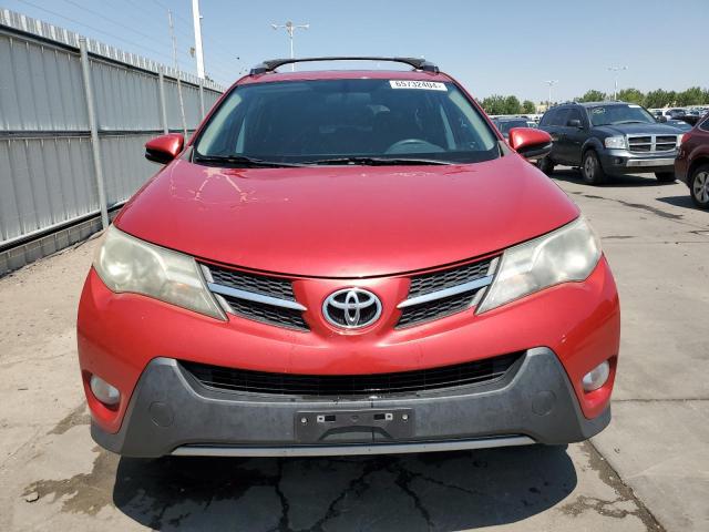 2T3RFREV0DW102723 - 2013 TOYOTA RAV4 XLE RED photo 5