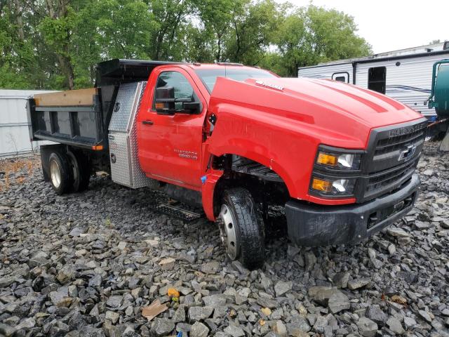 1HTKHPVK8MH661029 - 2021 CHEVROLET SILVERADO RED photo 4