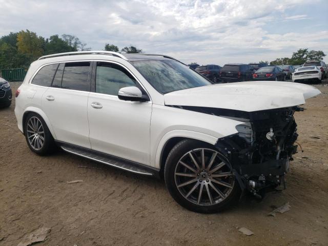 4JGFF5KE7NA710265 - 2022 MERCEDES-BENZ GLS 450 4MATIC WHITE photo 4