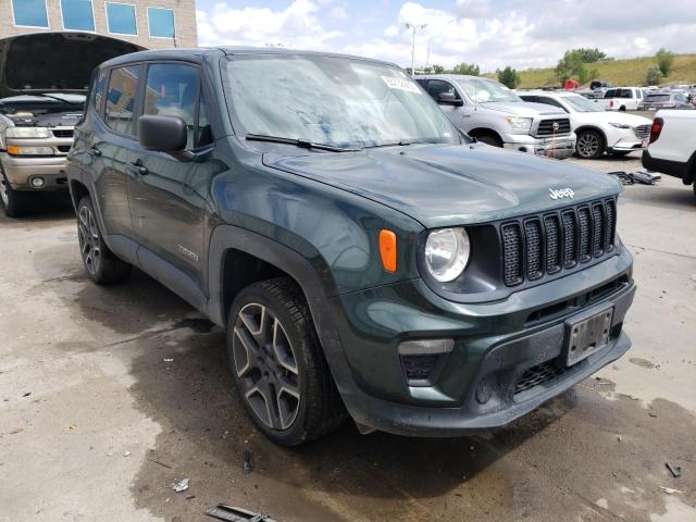 ZACNJDAB8MPM46632 - 2021 JEEP RENEGADE SPORT GREEN photo 4