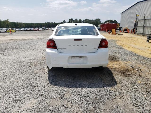 1C3CDZCB6CN196363 - 2012 DODGE AVENGER SXT WHITE photo 6