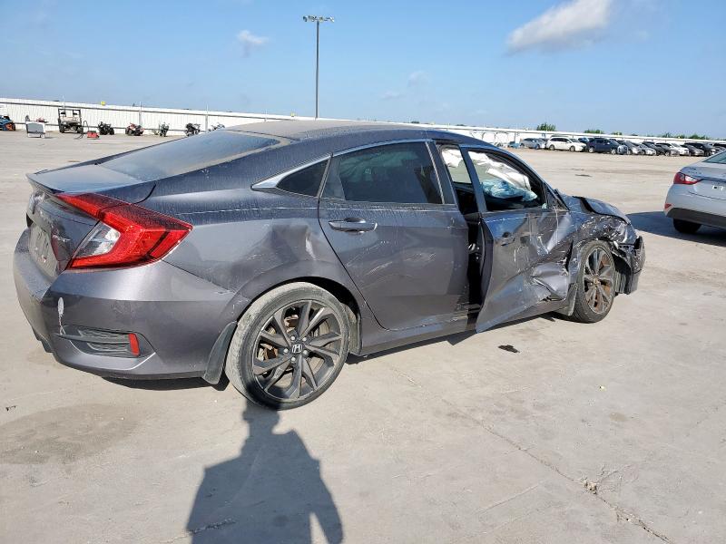 2HGFC2F84LH588688 - 2020 HONDA CIVIC SPORT Сұр фото 3