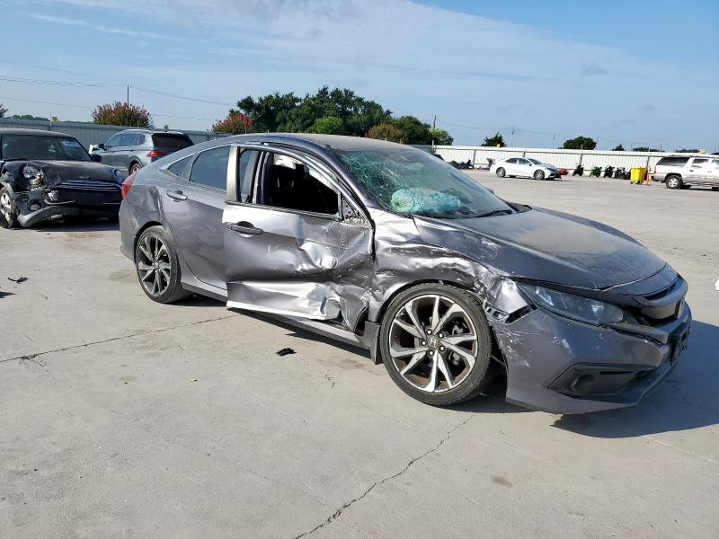 2HGFC2F84LH588688 - 2020 HONDA CIVIC SPORT Сұр фото 4