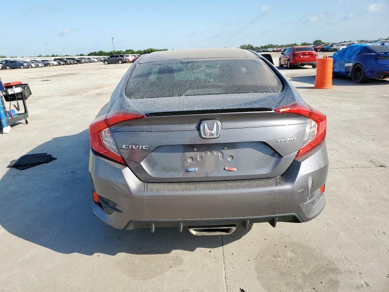 2HGFC2F84LH588688 - 2020 HONDA CIVIC SPORT Сұр фото 6