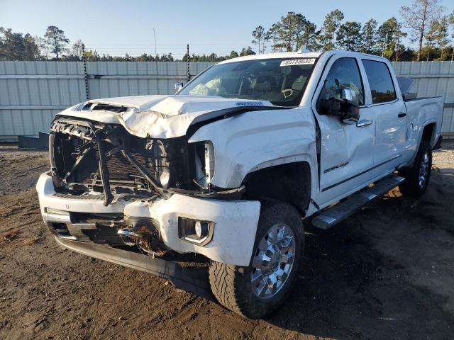 1GT12SEY6KF277275 - 2019 GMC SIERRA K2500 DENALI WHITE photo 2