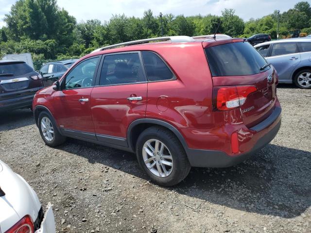 5XYKTCA60EG525338 - 2014 KIA SORENTO LX RED photo 2