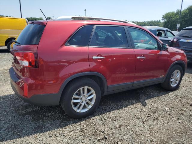 5XYKTCA60EG525338 - 2014 KIA SORENTO LX RED photo 3