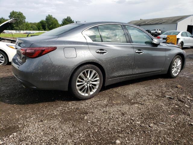 JN1EV7AR7KM558097 - 2019 INFINITI Q50 LUXE GRAY photo 3