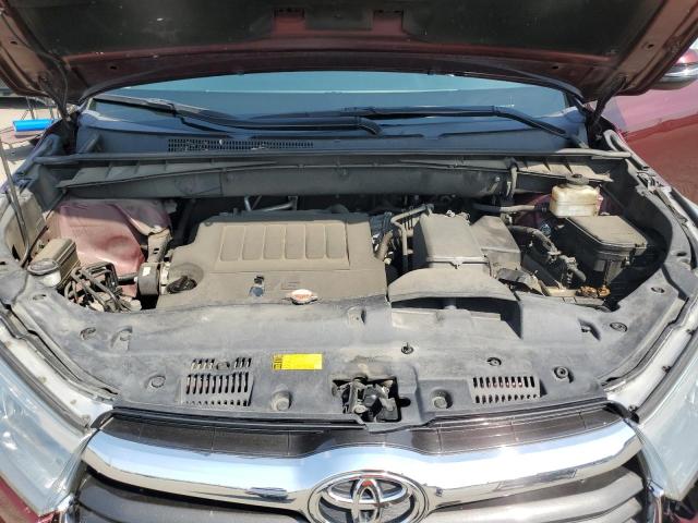 5TDJKRFH3GS351881 - 2016 TOYOTA HIGHLANDER XLE Bordo fotoğraf 12