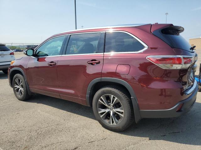 5TDJKRFH3GS351881 - 2016 TOYOTA HIGHLANDER XLE Bordo fotoğraf 2