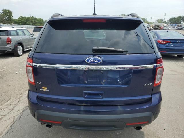 1FMHK8D86BGA54016 - 2011 FORD EXPLORER XLT ლურჯი ფოტო 6