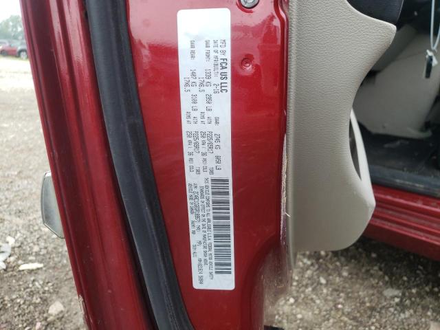 2C4RC1CG6GR189671 - 2016 CHRYSLER TOWN & COU TOURING L MAROON photo 13